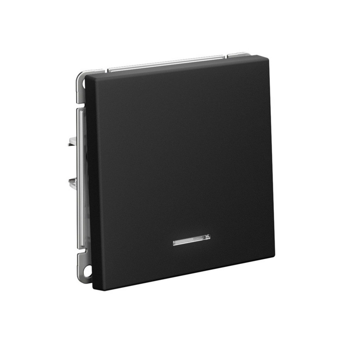 ArtGallery Карбон Выключатель SE ArtGallery Карбон 1-клавишный с подсветкой, быстрозажим. клем. GAL001013S