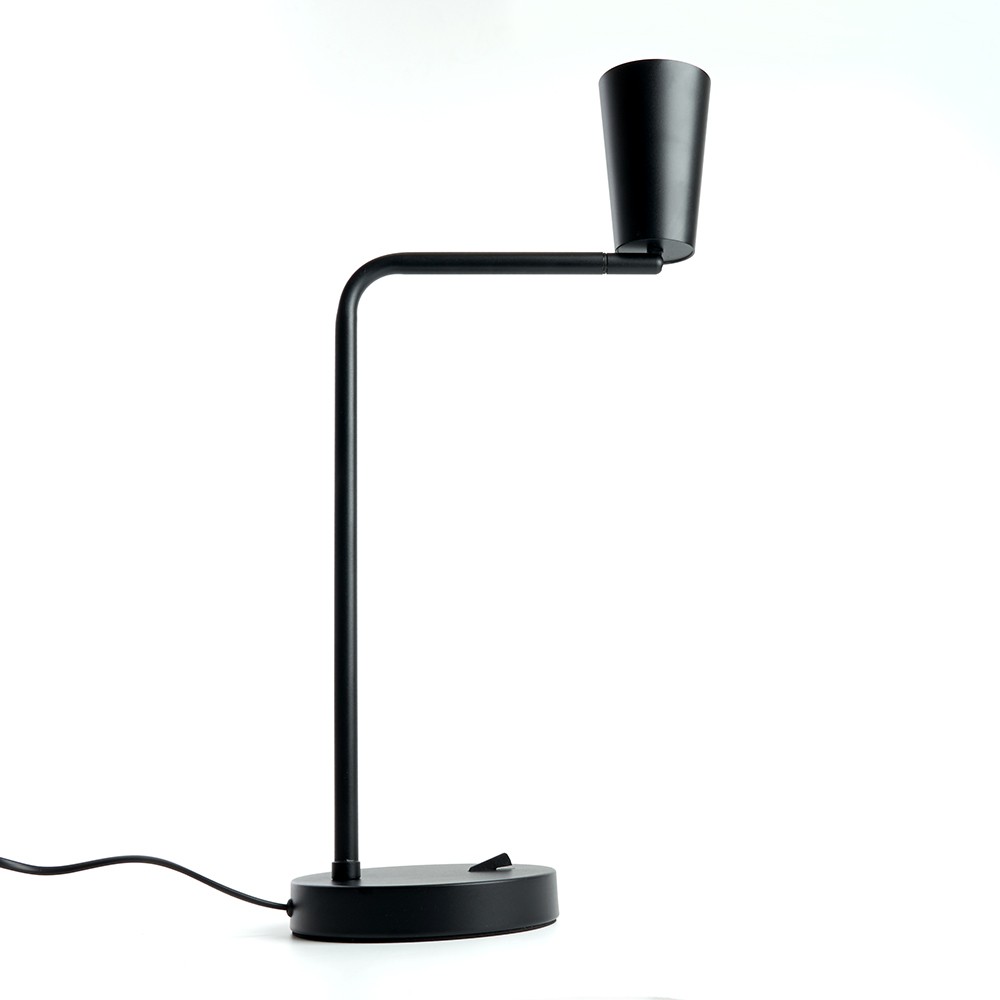 Настольные лампы Настольная лампа Feron DE185 BELL 35W GU10 черный 48424 