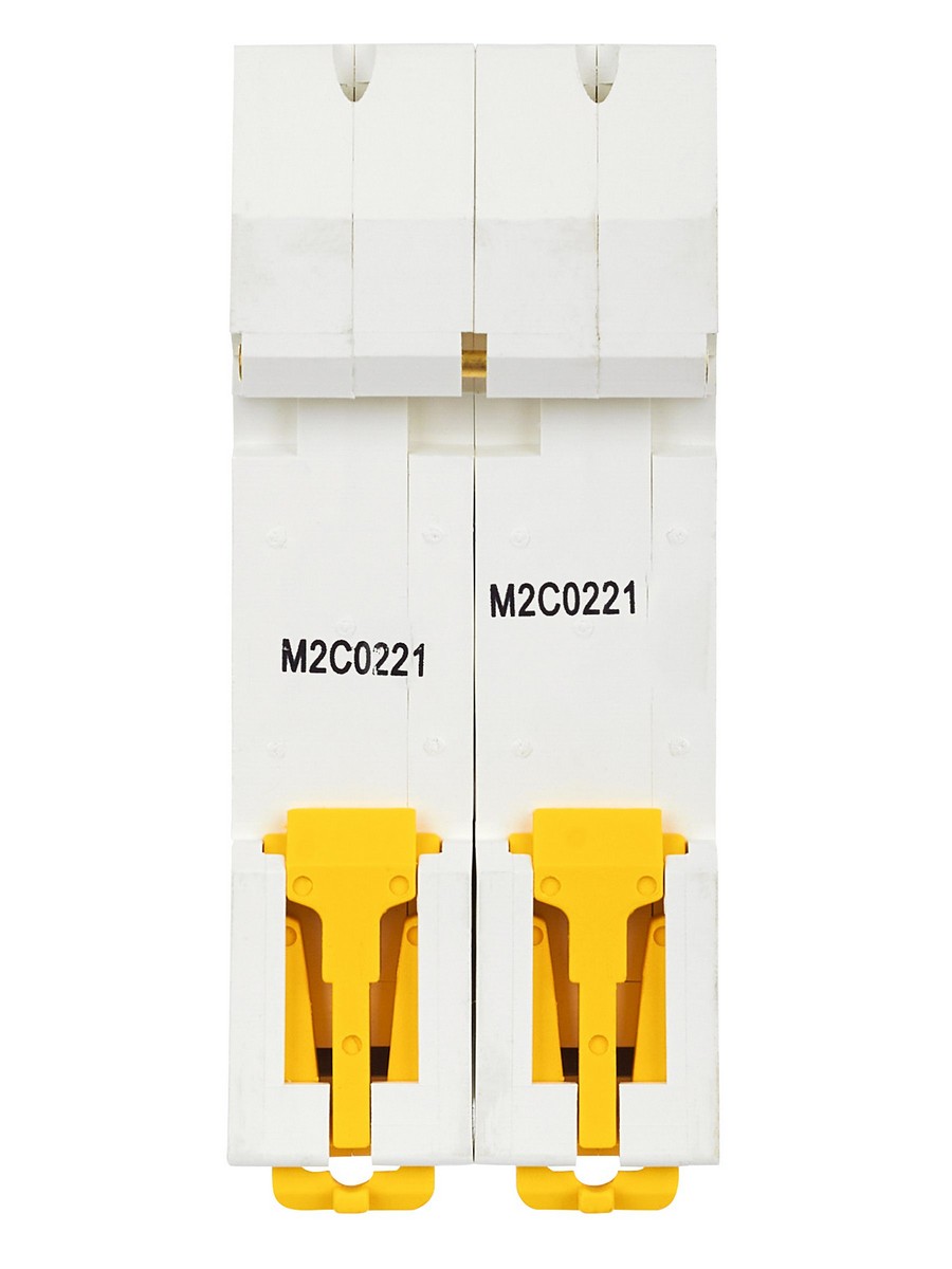 2 полюсные (двухполюсные) Автоматический выключатель IEK ARMAT M10N 2P C 2А AR-M10N-2-C002 