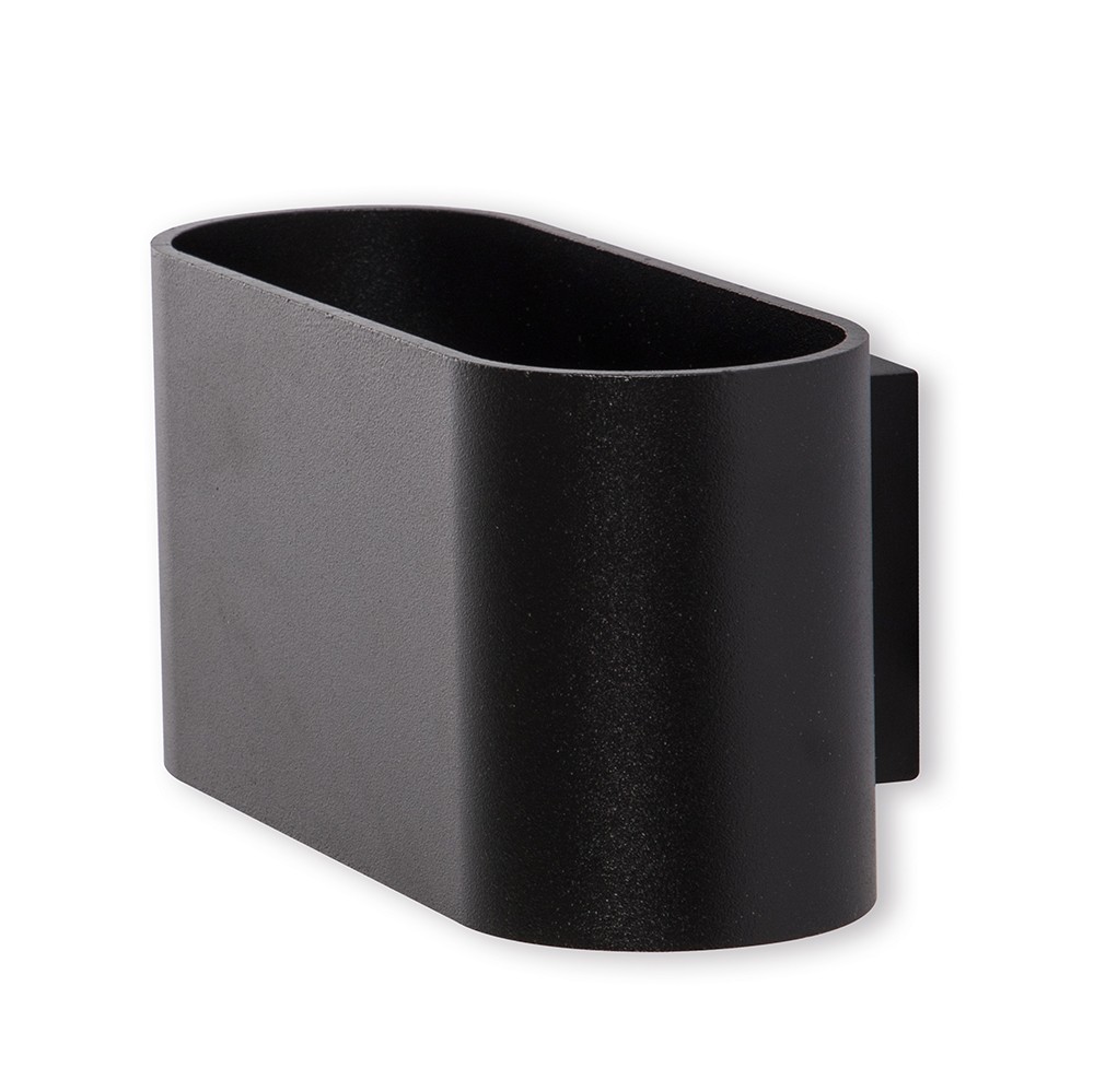 Накладные светодиодные светильники Светильник настенный Feron ML1780 Oval 5W чёрный 48435 