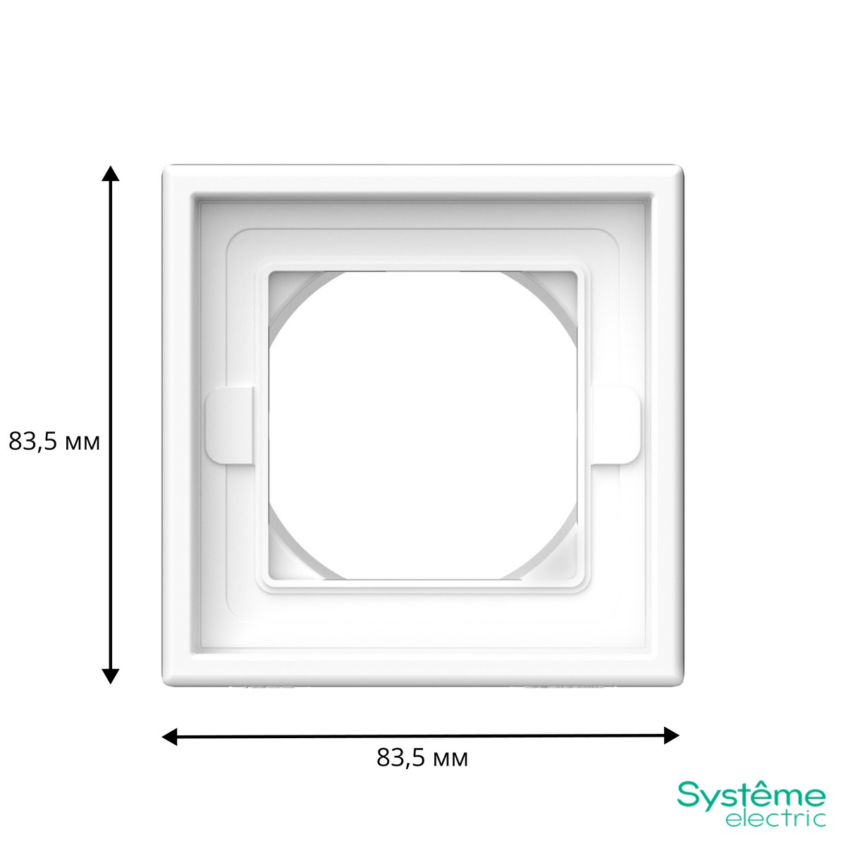 ArtGallery Белый Рамка Systeme Electric ArtGallery Белый 1-ая IP44 GAL440101