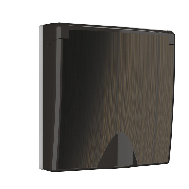 Werkel Бронзовый механизмы Накладка Werkel для розетки IP44 с крышкой (бронзовый) WL12-SKGSC-IP44-CP