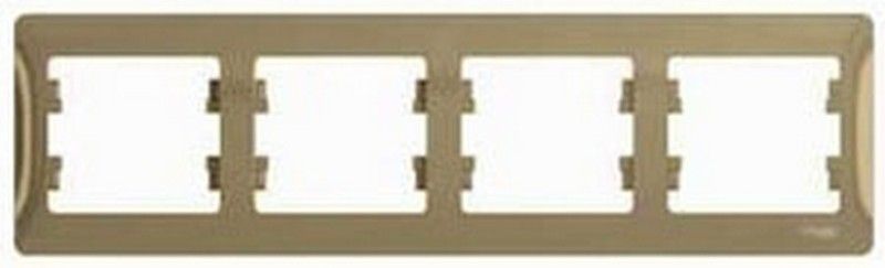 Glossa Титан Рамка Systeme Electric Glossa Титан 4-я, горизонтальная GSL000404