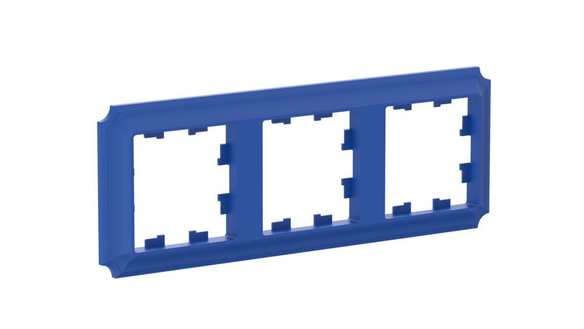 AtlasDesign Рамки Antique Рамка Systeme Electric AtlasDesign Antique Аквамарин 3-ая, универсальная ATN101103