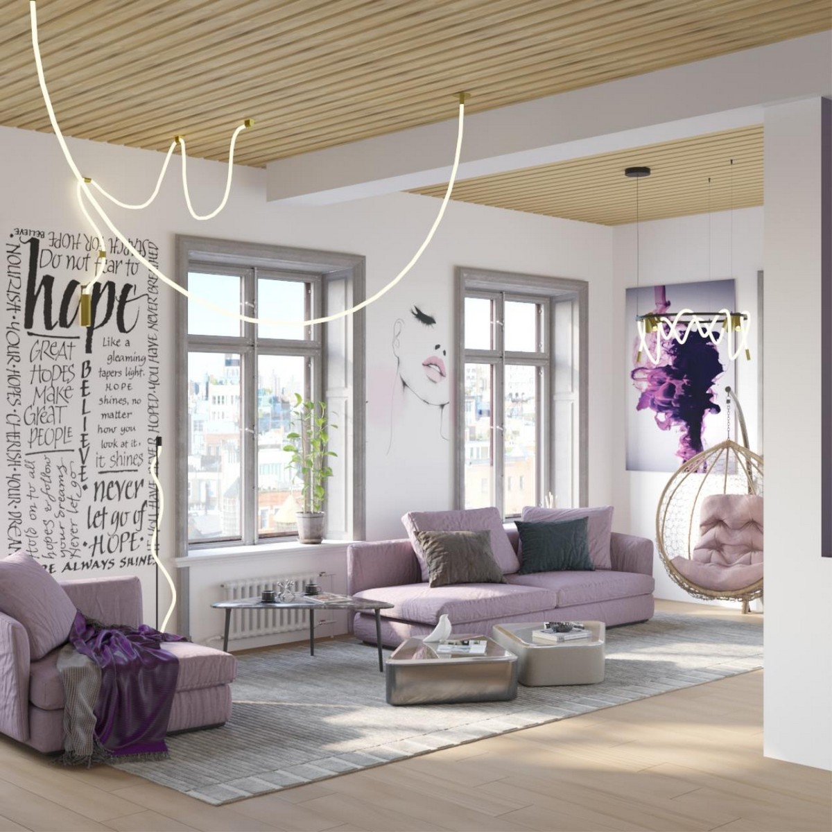 Накладные светодиодные светильники Потолочный светильник ODEON LIGHT 4399/40CL CORDA 