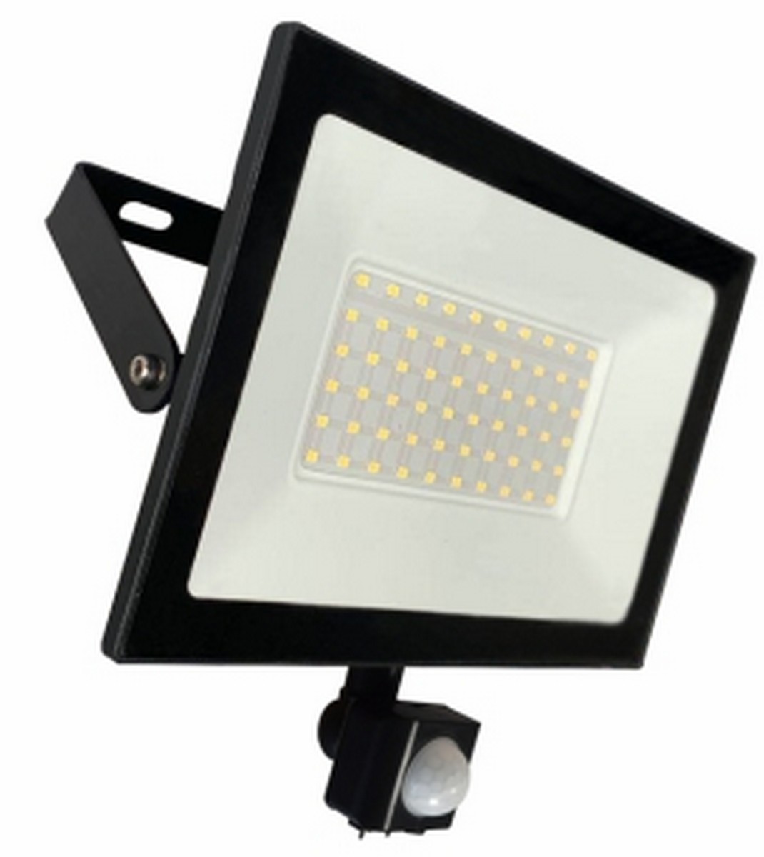 Прожекторы светодиодные Прожектор светодиодный LEEK LE LED FL IR 70W BLACK IP65 холодный белый (с сенсором) LE040304-0005 