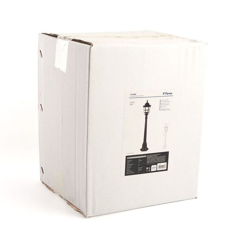 Уличные светильники столб Светильник садово-парковый Feron PL696 столб 60W 230V E27 коричневый 11698 