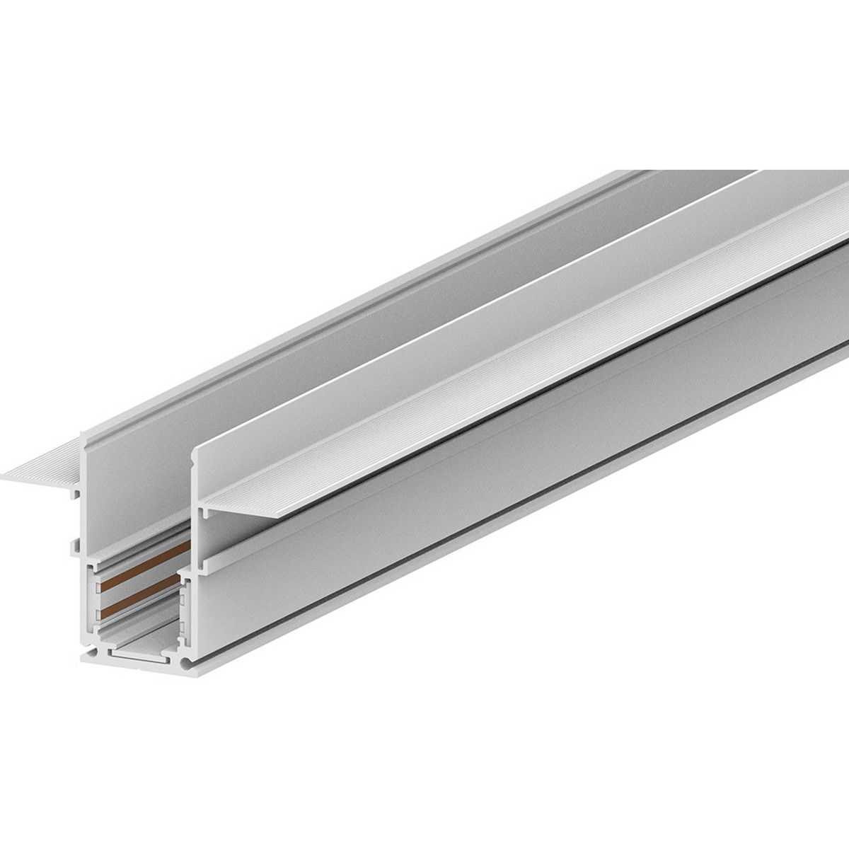 Трековые светодиодные светильники Шинопровод Feron для магнитных трековых  светильников белый 2м CABM1001 встраиваемый 41966 