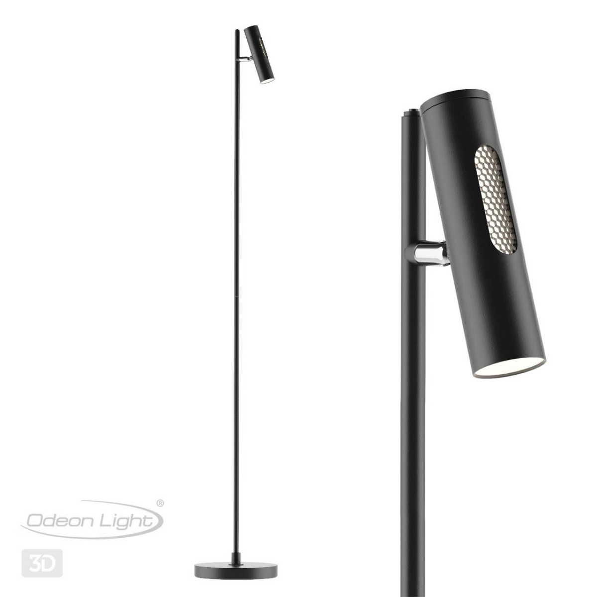 Торшеры Напольный светильник ODEON LIGHT 6643/5FL MALI 