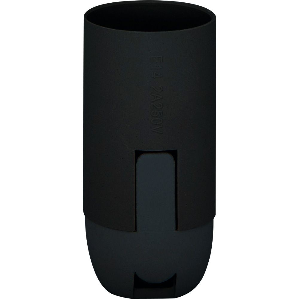 Патрон для ламп 250V E14 LH111 черный  22370