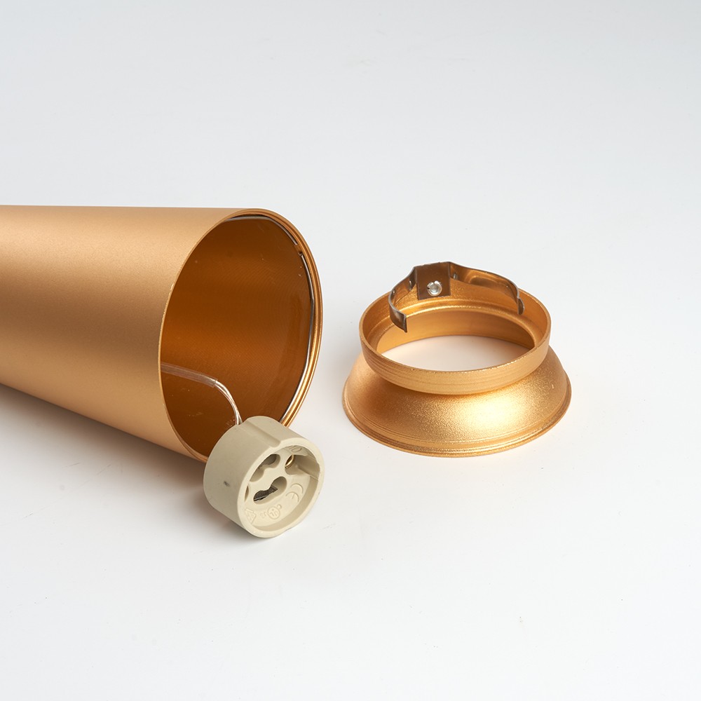 Светильники споты светодиодные Светильник спот потолочный Feron ML185 Barrel BELL GU10 золото 48417 