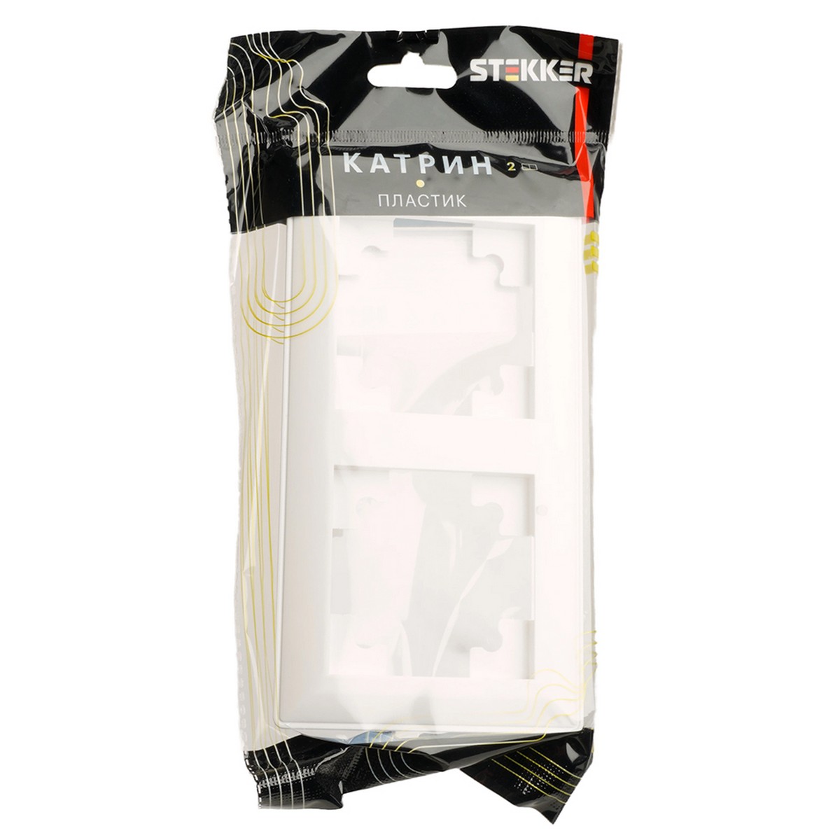 Катрин - Розетки и выключатели Stekker Рамка STEKKER PFR00-7003-01 3-ая Катрин белый 39794