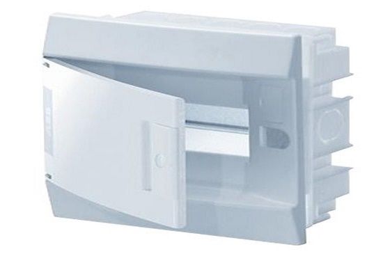 Щиты и боксы ABB Mistral41 Бокс в нишу ABB Mistral41 12М непрозрачная дверь (c клемм) 1SLM004101A1103