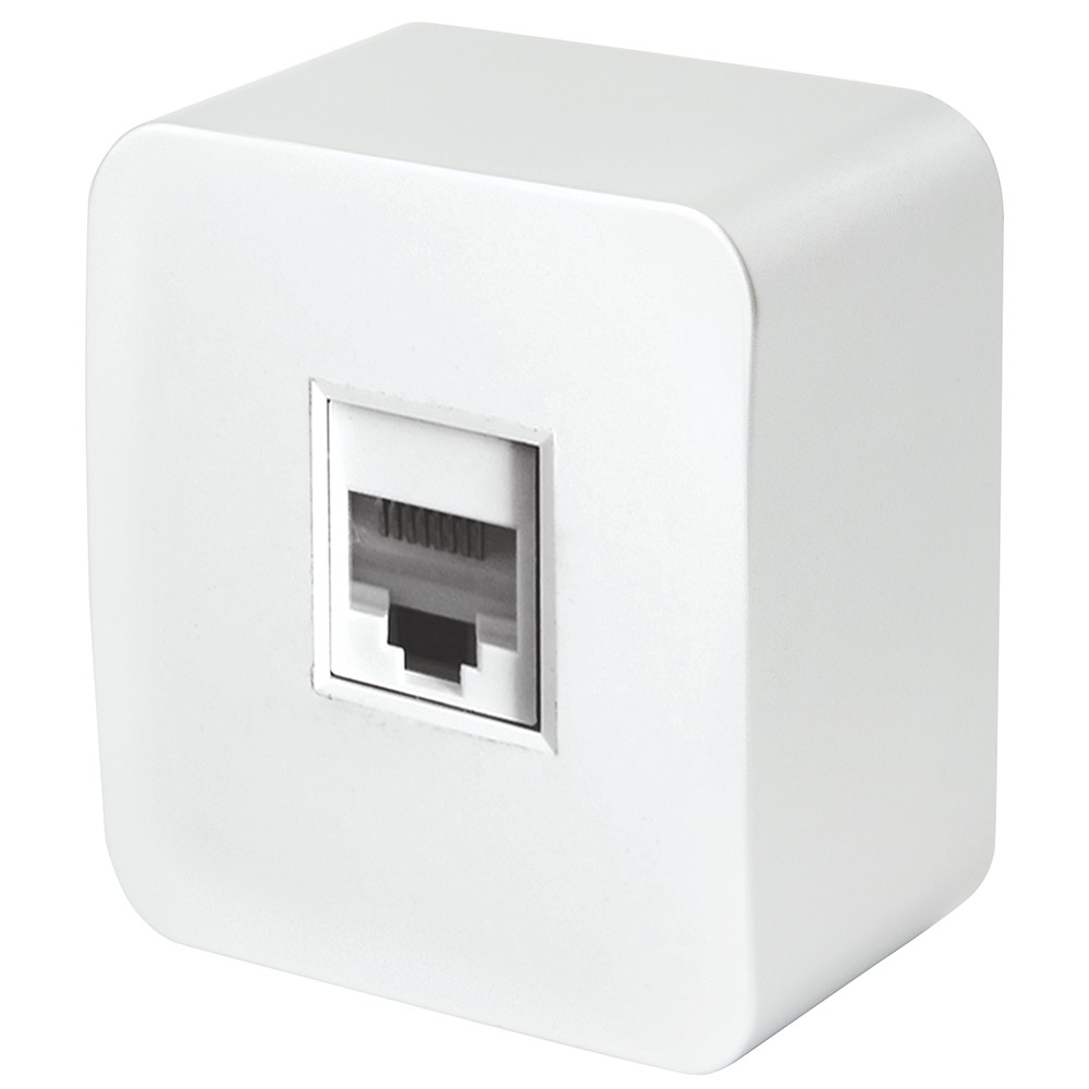 Накладные розетки и выключатели Stekker Розетка RJ-45 STEKKER MST00-20-01 открытой установки София 1-местная белый 49300