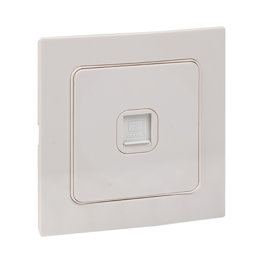 EKF Стокгольм белый Розетка RJ-45 EKF PROxima Стокгольм Белый  EYK01-035-10