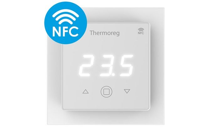 Терморегуляторы для теплого пола Терморегулятор Thermoreg TI-700 NFC белый