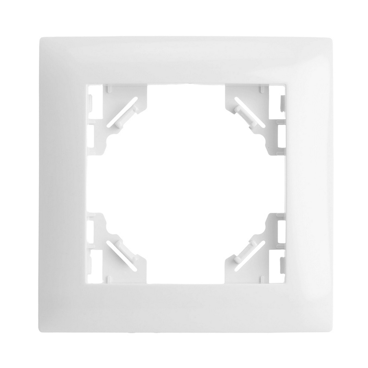 Эрна - Розетки и выключатели Stekker Рамка STEKKER 1-местная Эрна Элегант белый PFR00-9011-01  49629