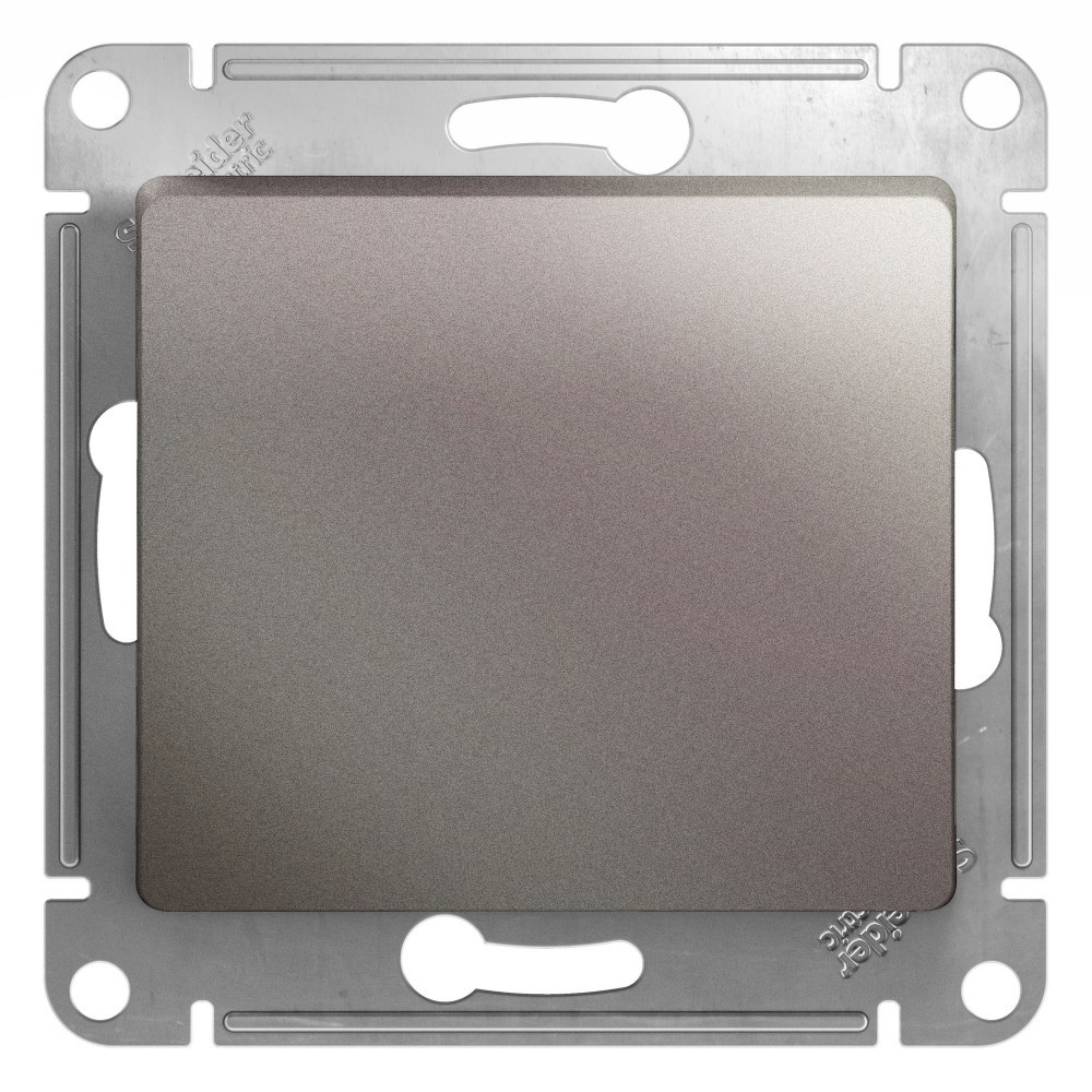 Glossa Платина Выключатель 1-клавишный Systeme Electric Glossa Платина GSL001211