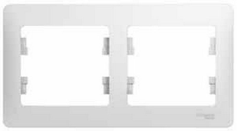 Glossa Белый Рамка Systeme Electric Glossa Белый 2-я, горизонтальная GSL000102