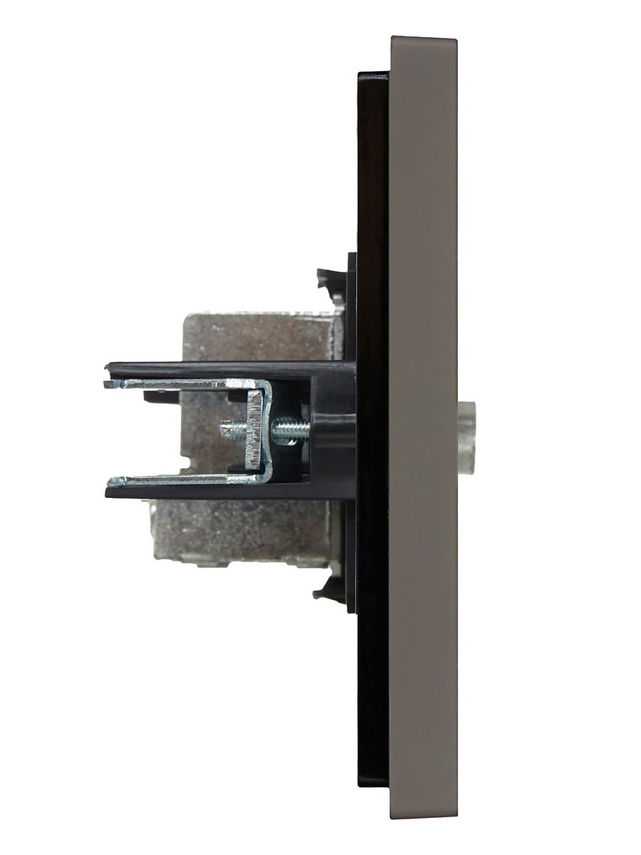 IEK FORTE&PIANO Серый Розетка IEK FORTE&PIANO Серый TV проходная FP329