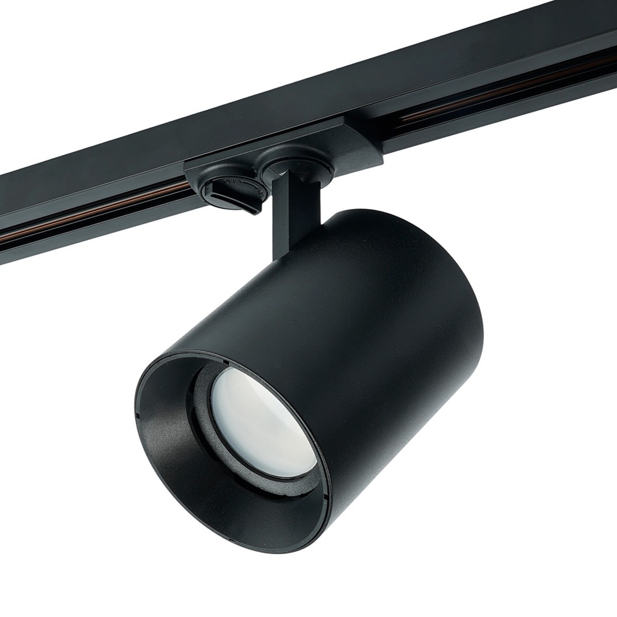 Трековые светодиодные светильники Светильник Feron AL169 трековый на шинопровод под лампу GU10 черный 51850 