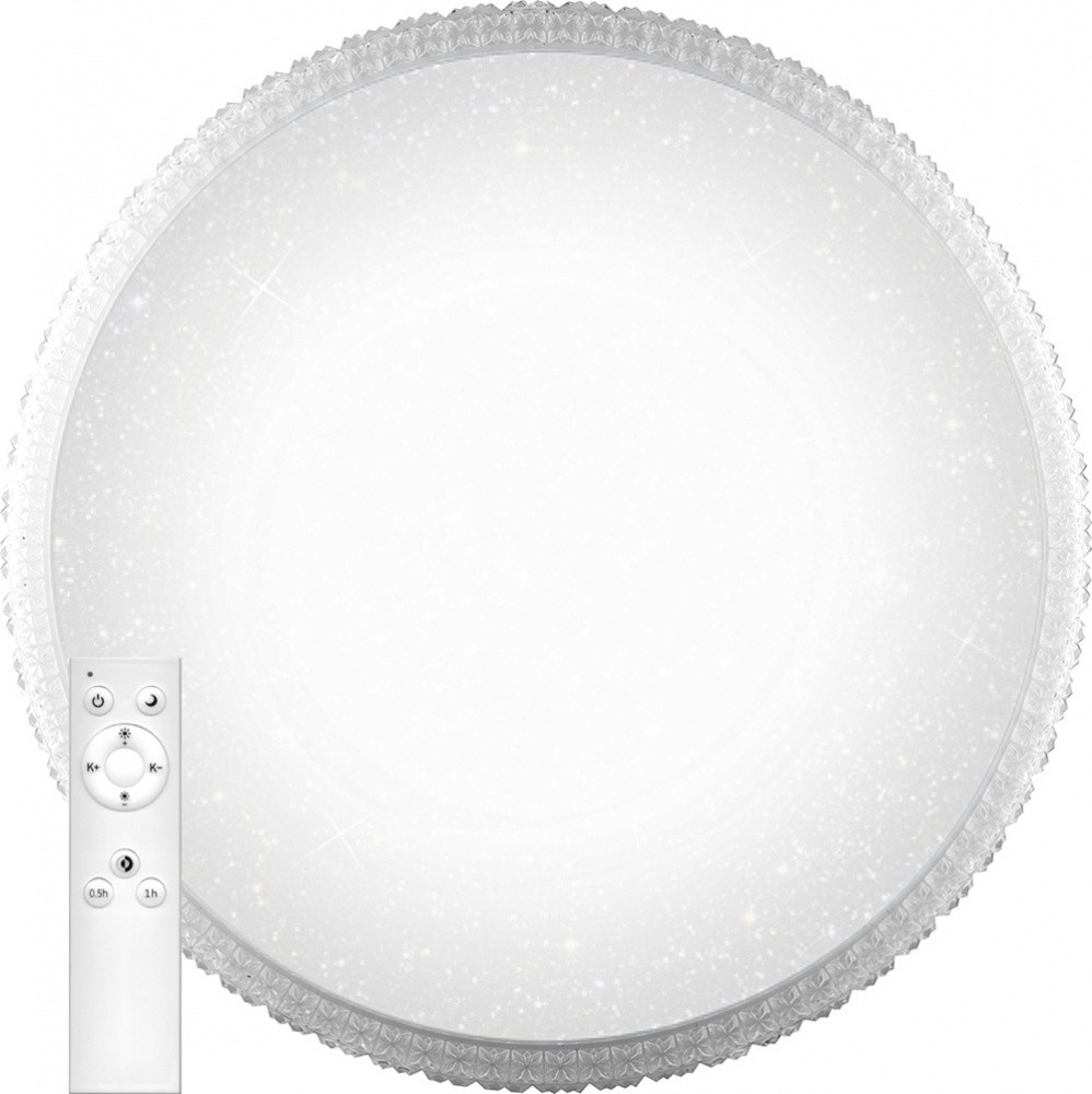 Управляемые светодиодные светильники и люстры Светодиодный управляемый светильник накладной Feron AL5300 тарелка 36W 3000К-6500K белый 29637