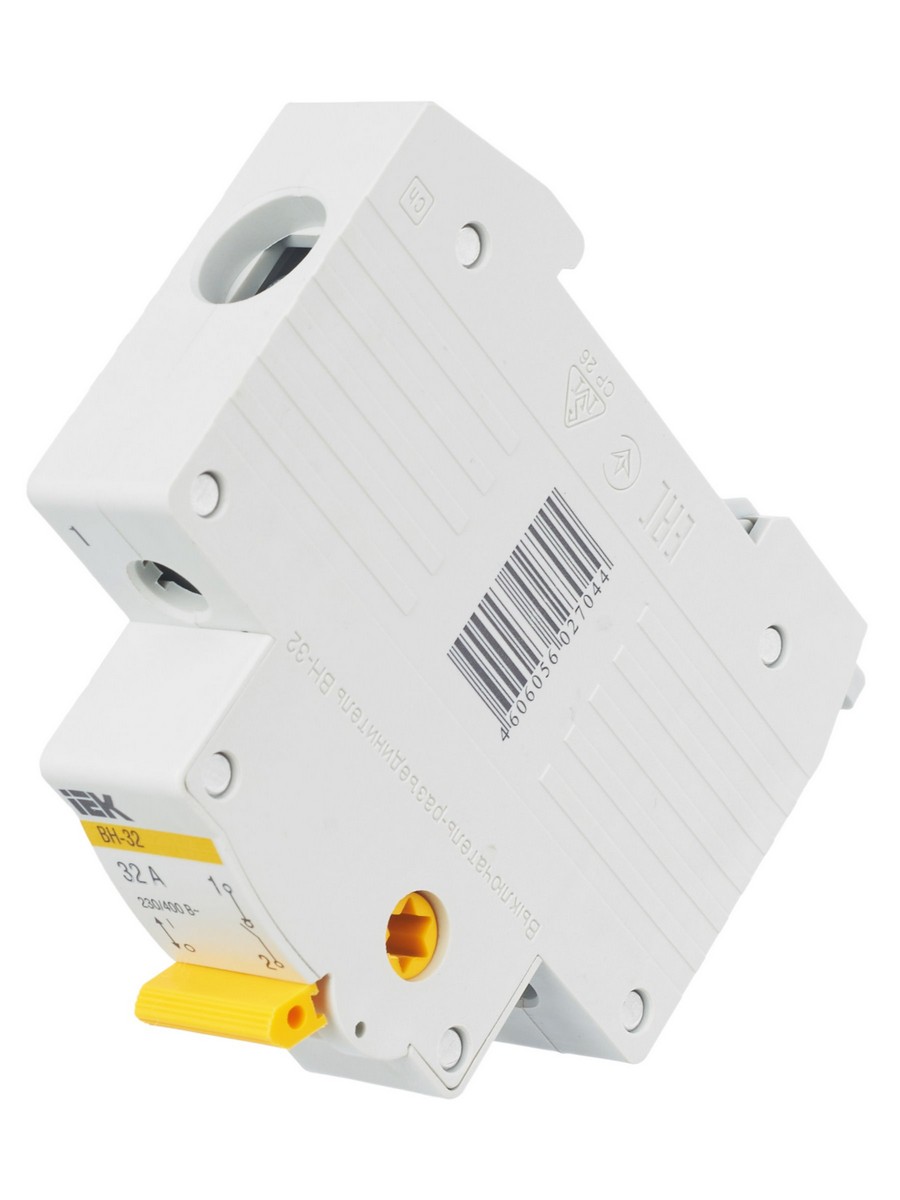 IEK Выключатель нагрузки IEK KARAT (мини-рубильник) ВН-32 1Р 32А MNV10-1-032 