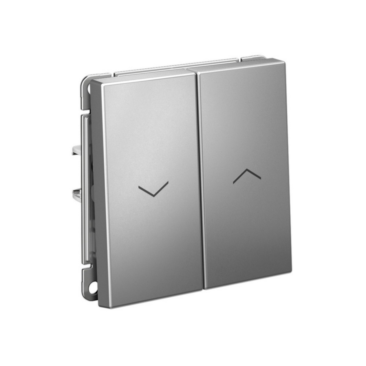 ArtGallery Сталь Выключатель SE ArtGallery Сталь 2-клавишный для жалюзи быстрозажим. клем. GAL000919S