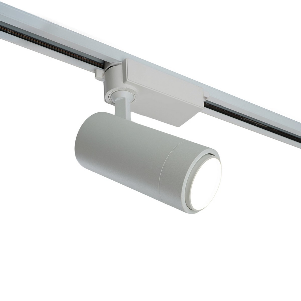 Трековые светодиодные светильники Светодиодный светильник Feron AL137 трековый 20W 4000K белый изменяемый угол освещения 15-60 град 51175 