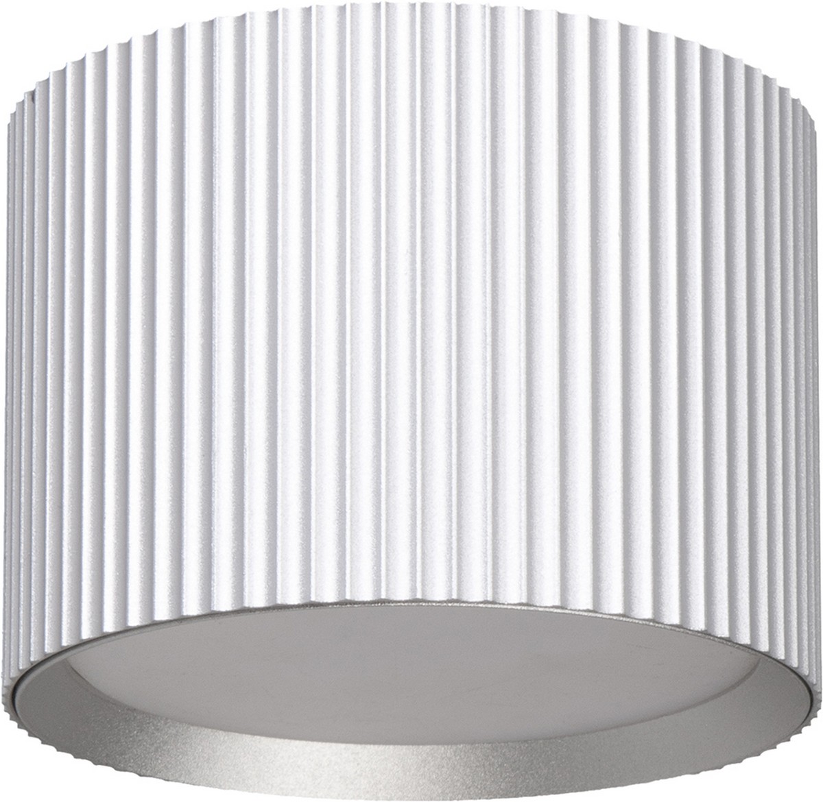 Накладные светодиодные светильники Светильник потолочный Feron HL458 Barrel ARIA 12W GX53 серебро 51672