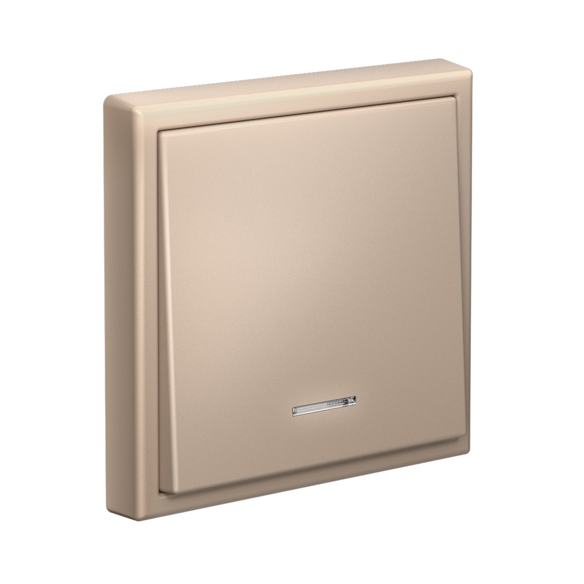 ArtGallery Песочный Выключатель SE ArtGallery Песочный 1-клавишный с подсветкой, быстрозажим. клем. GAL001213S