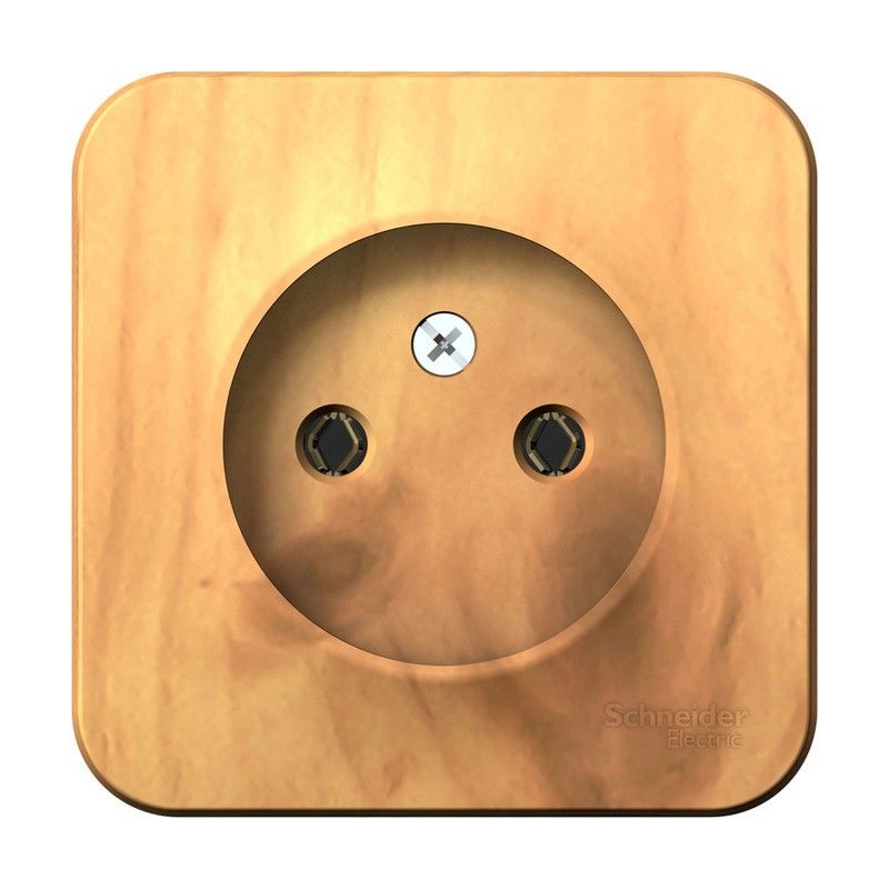 Blanca ясень розетки и выключатели Розетка SE Blanca б/з Ясень наружный без шторок BLNRA000105