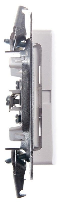 Glossa Белый Розетка Systeme Electric Glossa Белый TV проходная 4DB GSL000192