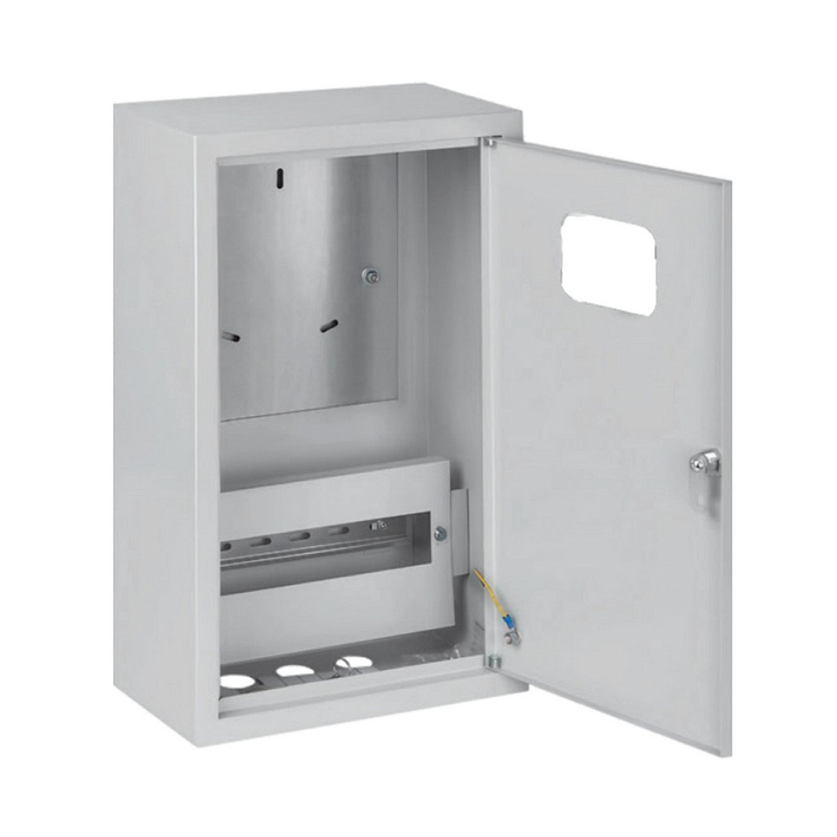 Металлические щиты и корпуса Шкаф учетный навесной ЩУРн-3/12 STEKKER EBX60-3/3/12.1-54 IP54 (500*300*155) сталь ArcaMetal 50708