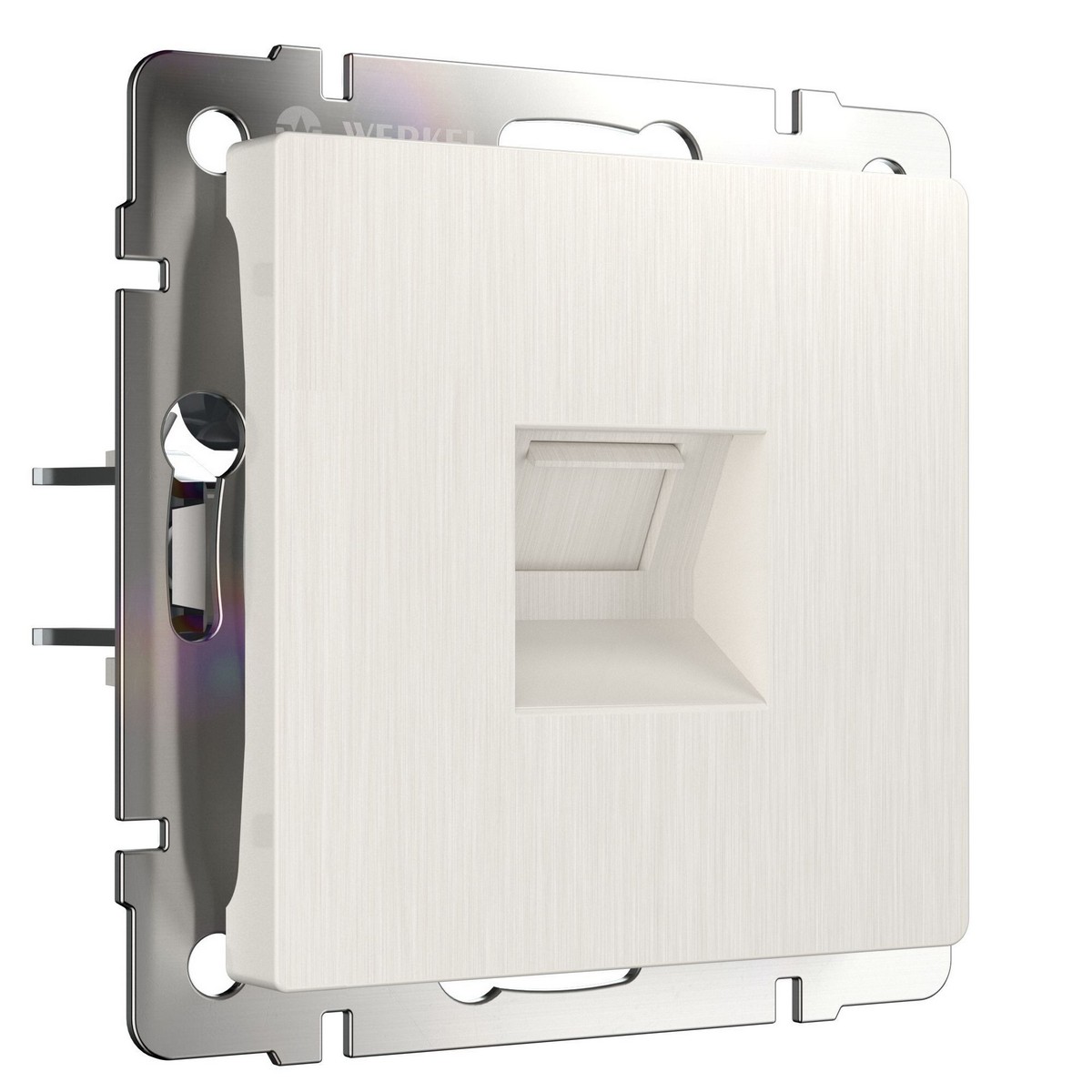 Werkel Перламутр рифленый механизмы Телефонная розетка Werkel RJ-11 (перламутровый рифленый) W1182013 a051181