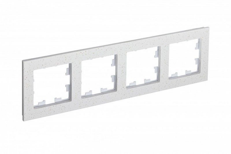 AtlasDesign Рамки Nature Рамка Systeme Electric AtlasDesign Nature Мрамор крем роял 4-ая ATN343104