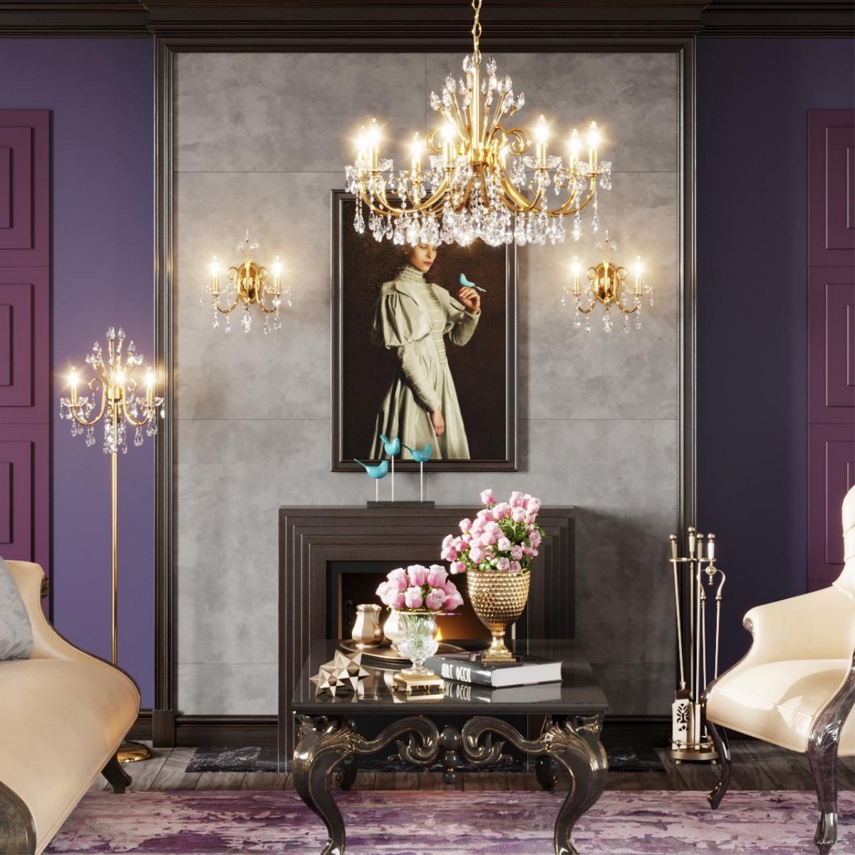 Люстры Люстра ODEON LIGHT 4977/6 VERSIA 