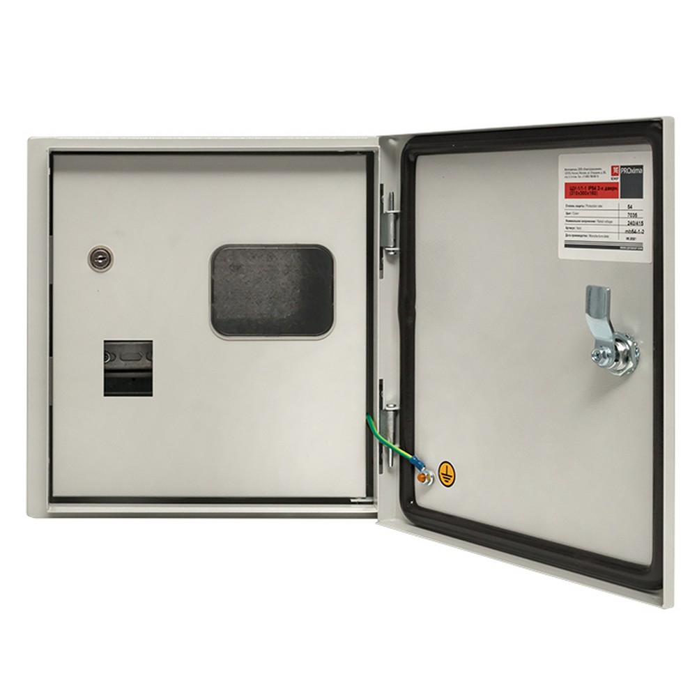 Металлические щиты и корпуса Щит EKF PROxima учетный ЩУ-1/1-1 двухдверный (310х300х160) IP54 mb54-1-2 