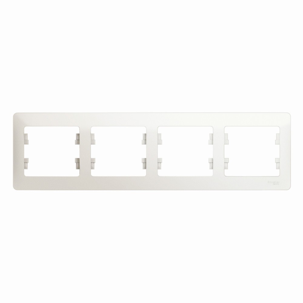 Glossa Перламутр Рамка Systeme Electric Glossa Перламутр 4-я, горизонтальная GSL000604