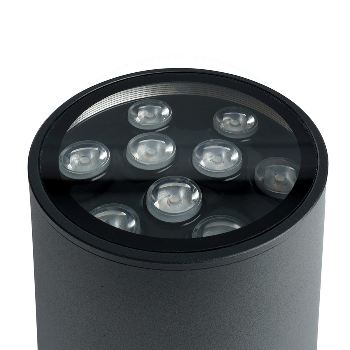 Уличные настенные светильники Светильник уличный светодиодный Feron DH0709 9W 850Lm 4000K черный 48353 