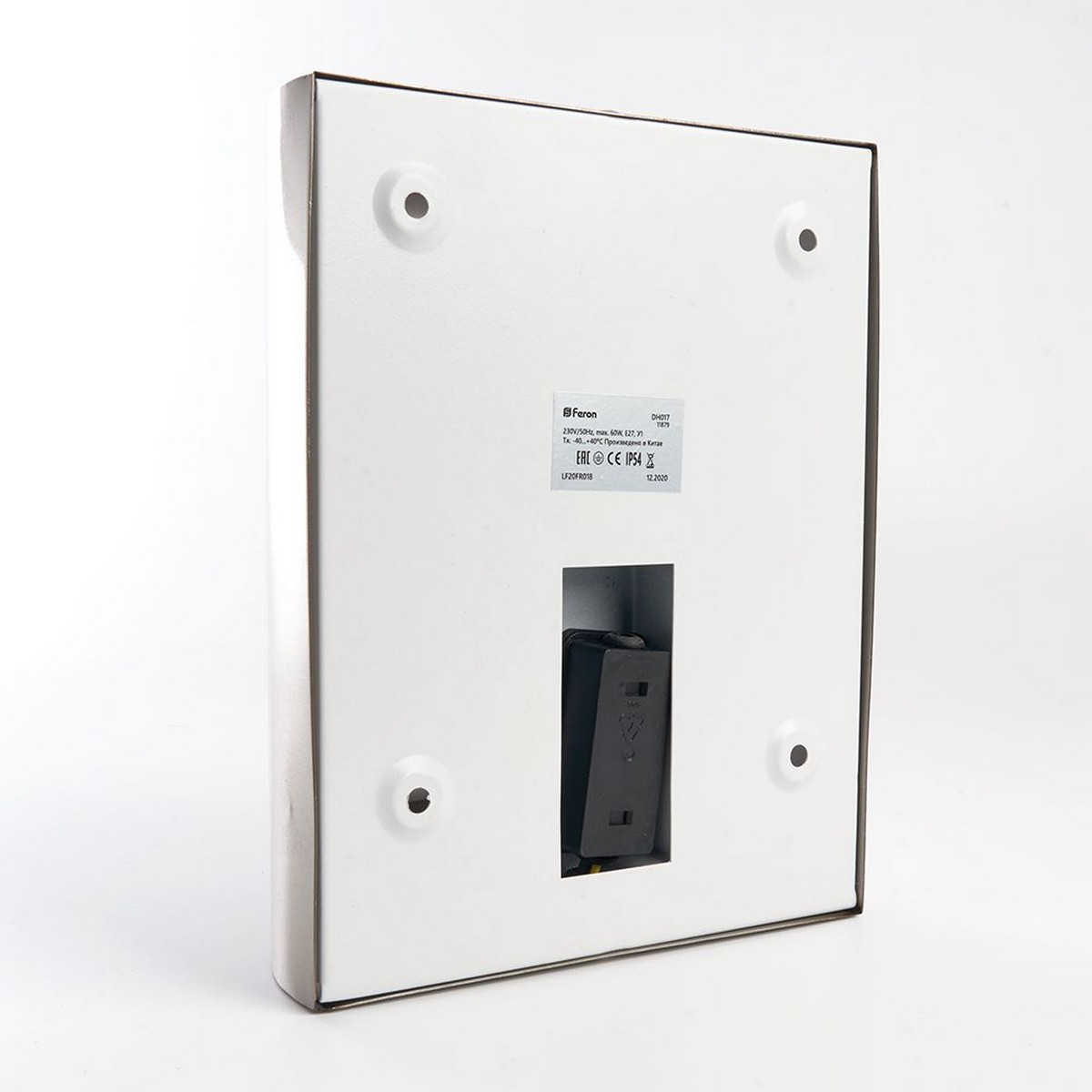 Уличные настенные светильники Светильник садово-парковый Feron DH017 на стену E27 230V сталь 11879 