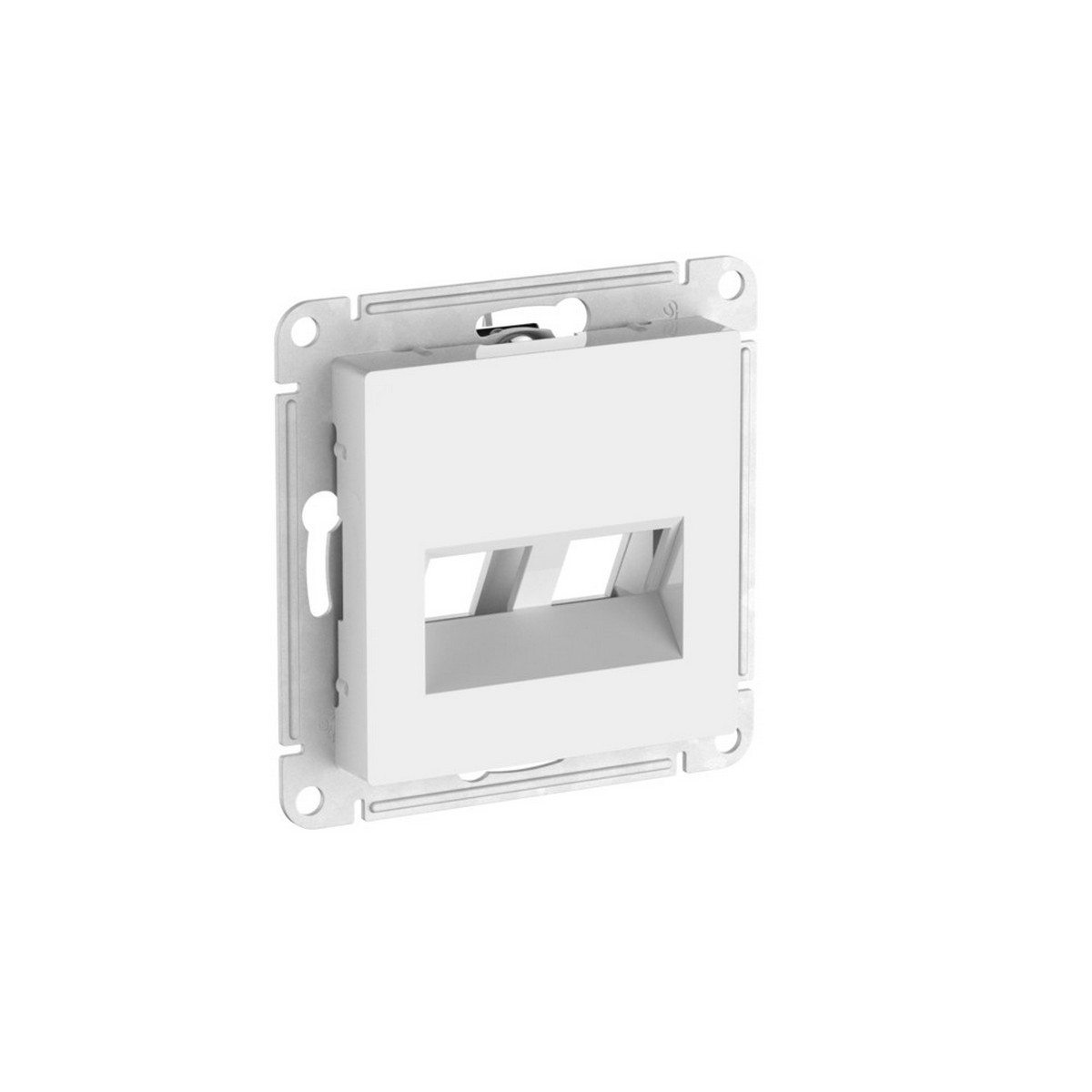 AtlasDesign Белый Накладка Systeme Electric AtlasDesign Белый двойная для информационных функций Keystone