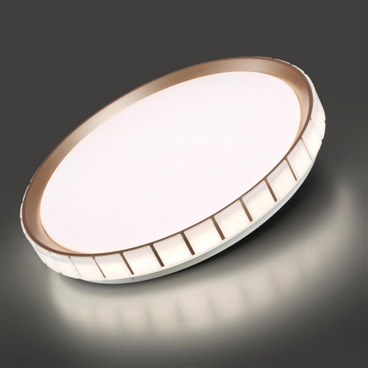 Управляемые светодиодные светильники и люстры Настенно-потолочный светильник СОНЕКС 7695/EL KUPI GOLD 