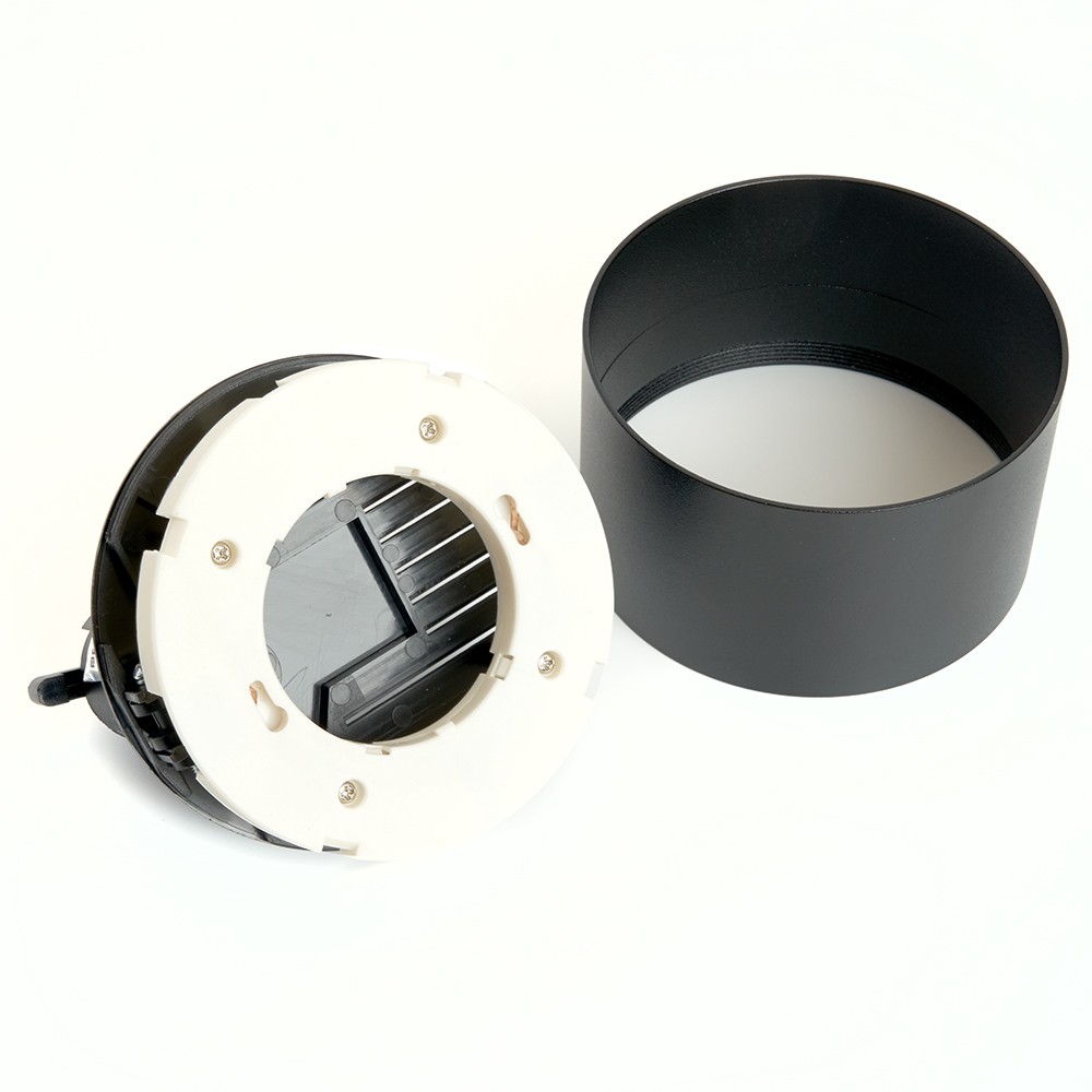 Трековые светодиодные светильники Светильник Feron AL166 трековый на шинопровод под лампу GX70 черный 48545 