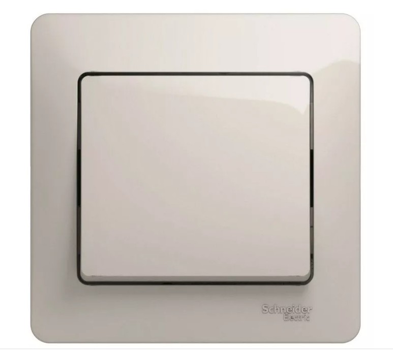 Glossa - Розетки и выключатели Glossa Молочный