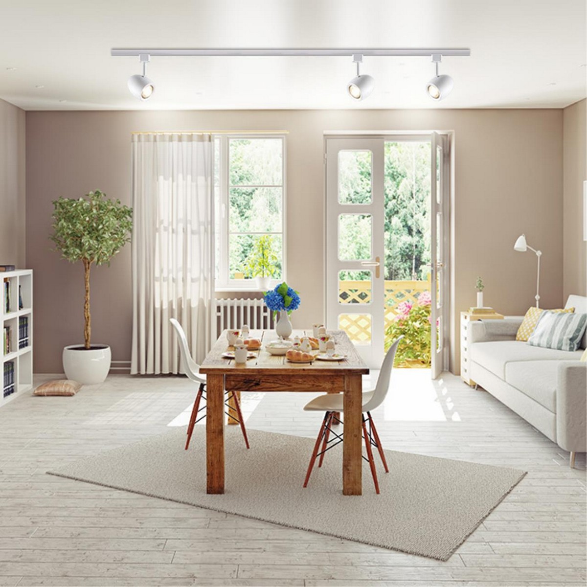 Трековые светодиодные светильники Светильник трековый однофазный трехжильный NOVOTECH 370546 VETERUM 