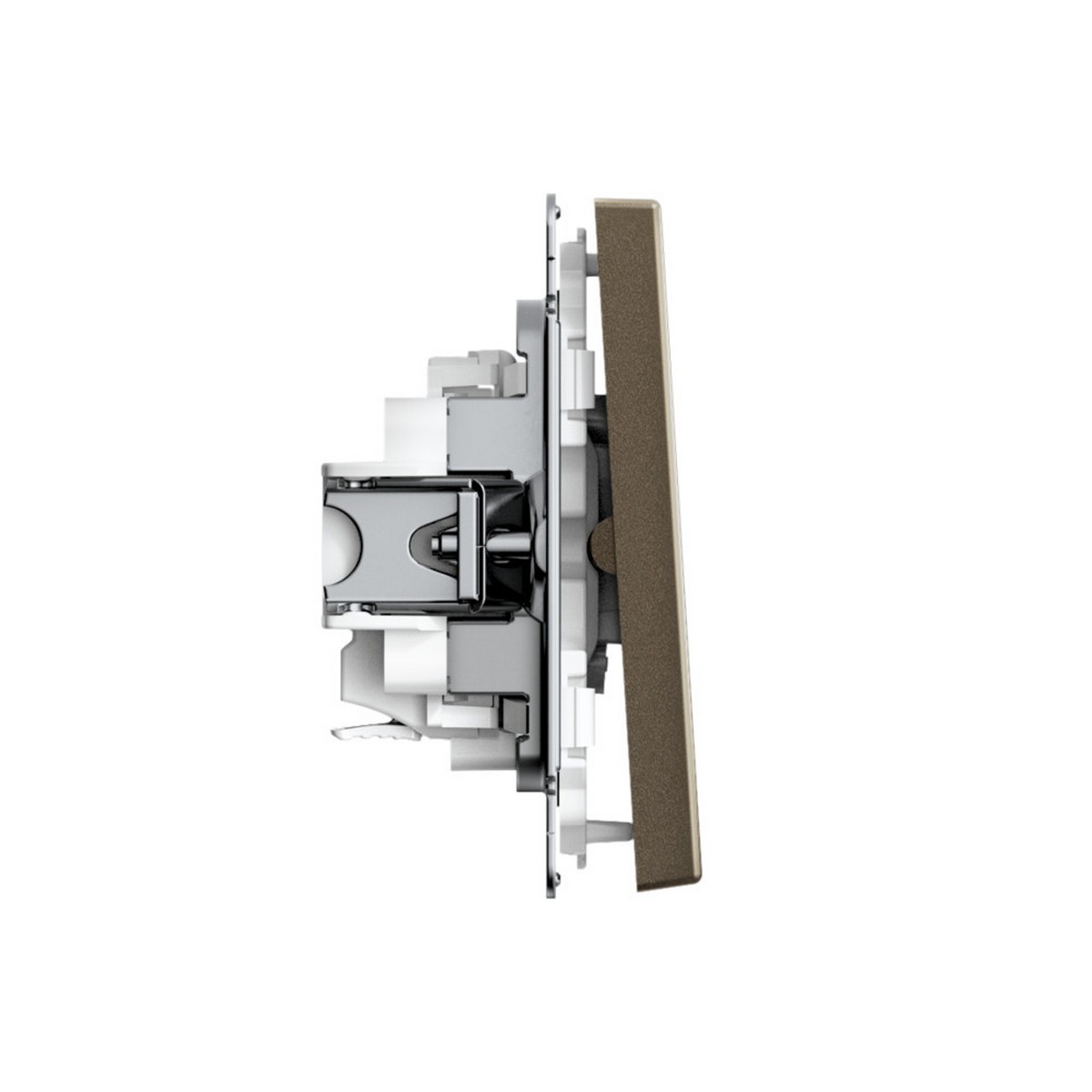 ArtGallery Мокко Выключатель SE ArtGallery Мокко 2-клавишный, быстрозажим. клем. GAL000651S