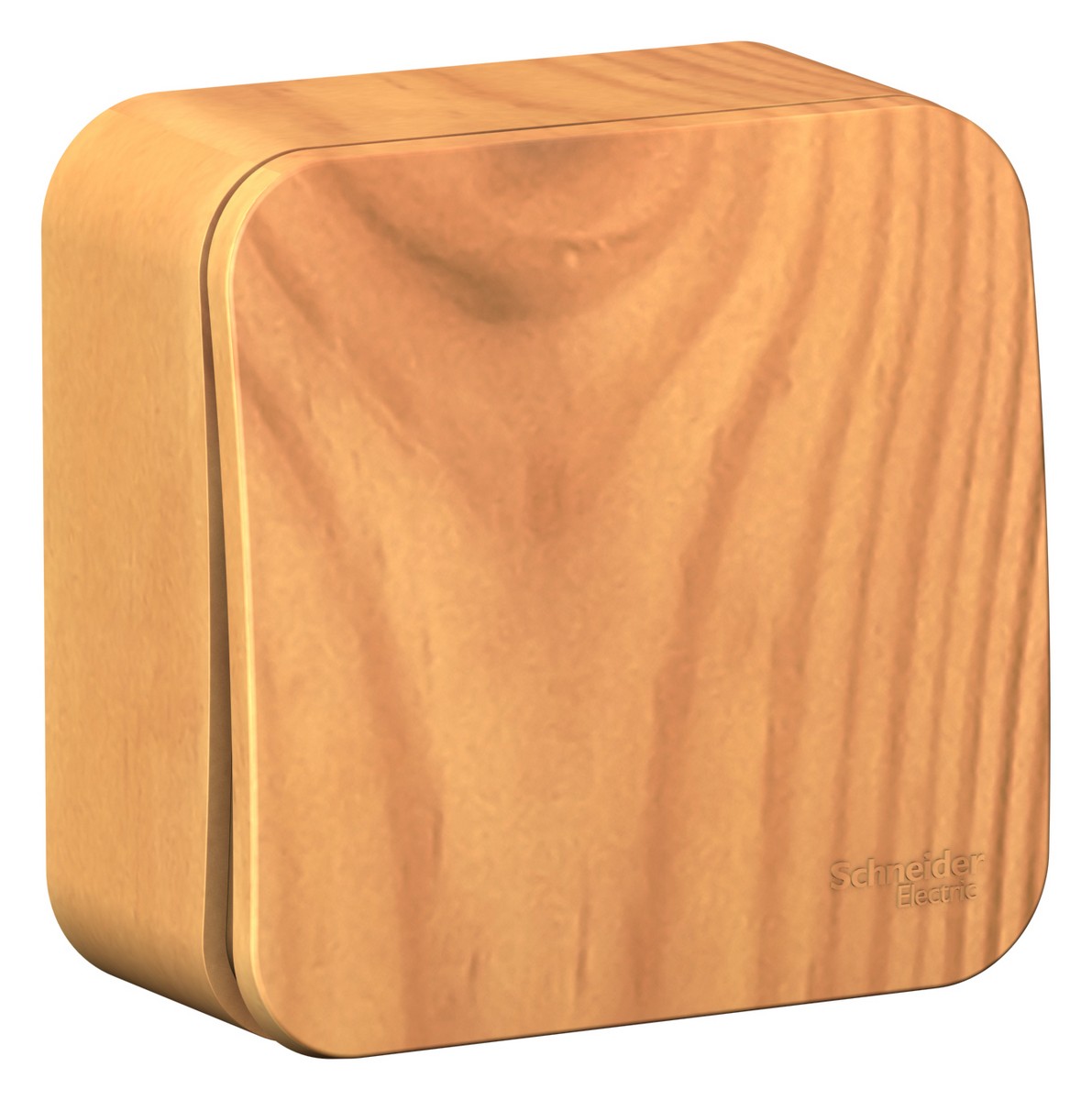 Blanca ясень розетки и выключатели Выключатель SE Blanca 1-клавишный Ясень наружный с самовозвратом изолир. пластина BLNCA101015