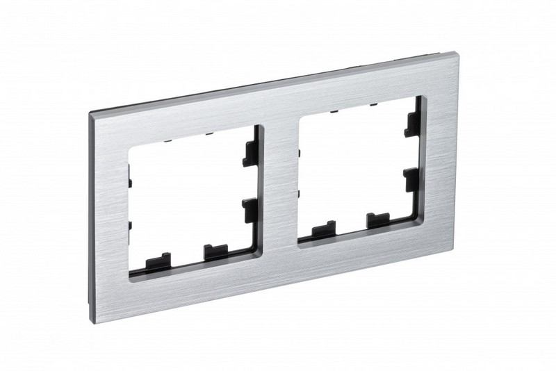 AtlasDesign Рамки Nature Рамка Systeme Electric AtlasDesign Nature Металл серебро 2-ая ATN312102