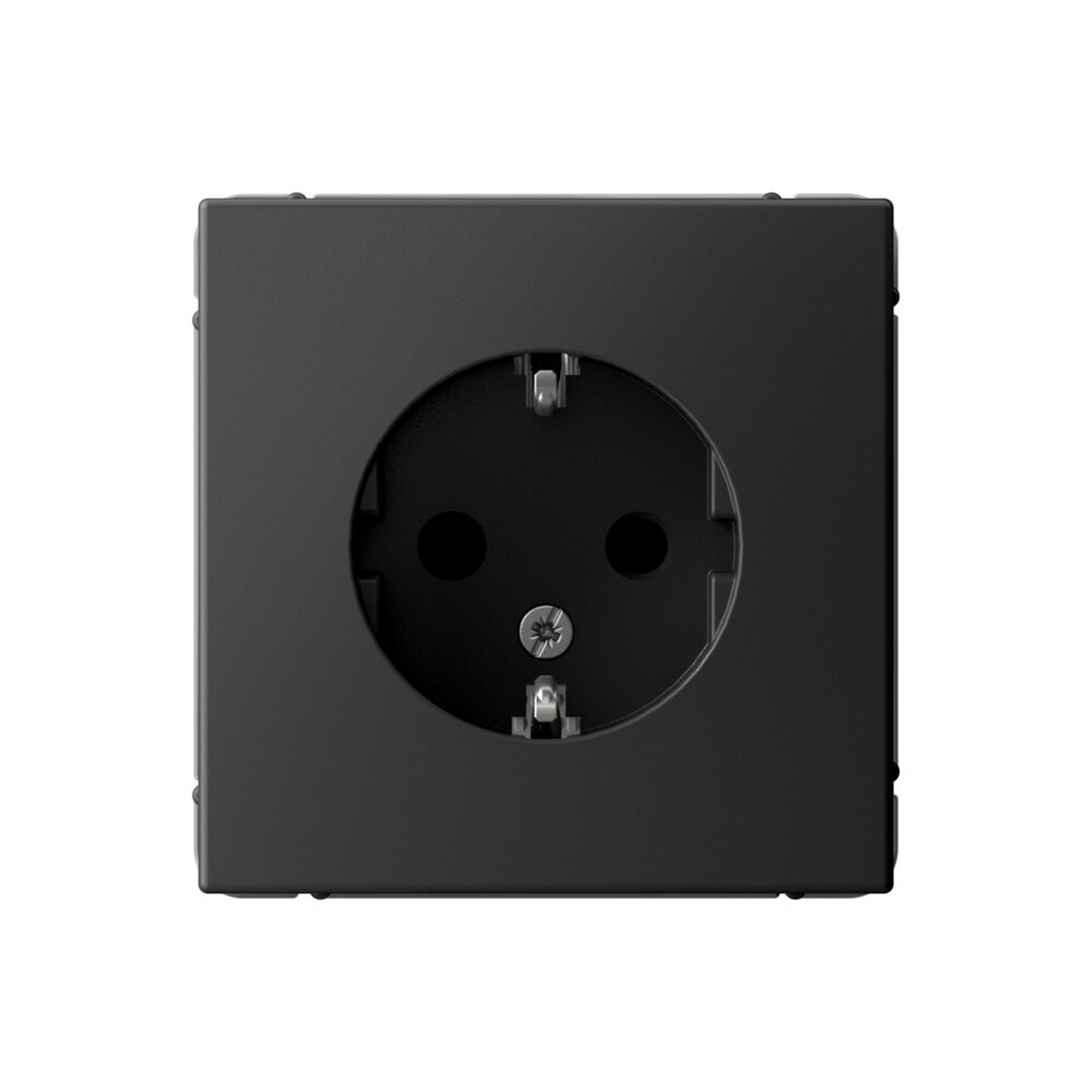 ArtGallery Базальт Розетка Systeme Electric ArtGallery Базальт с заземлением со шторками 16А GAL001445